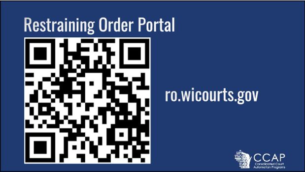 Restraining Order Portal with QR code