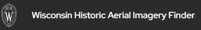 Wisconsin Historic Aerial Imagery Finder Logo